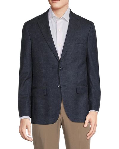 Tommy Hilfiger Textured Sportcoat - Blue