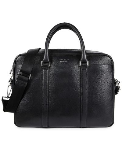 Hugo boss signature document bag sales