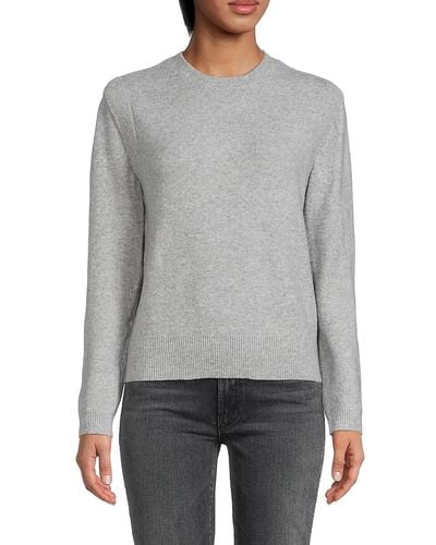 Calvin Klein Plus Crewneck Sweater - Gray