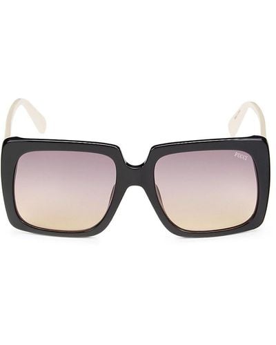 Emilio Pucci 58mm Square Sunglasses - Black
