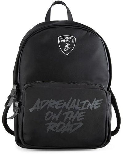 Lamborghini Adrenaline On The Road Backpack - Black
