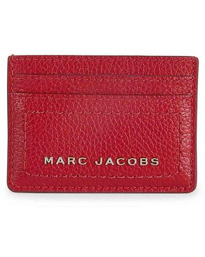 MARC JACOBS Trifold Wallet Snapshot Mini Compact Pink x Red Leather Women  Japan