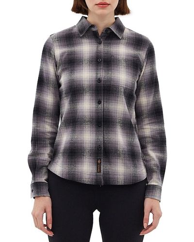 Bench Cheviotti Plaid Flannel Shirt - Grey