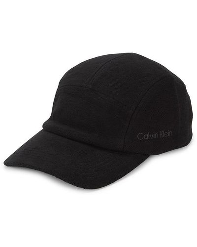 Calvin Klein Terry Logo Tennis Cap - White