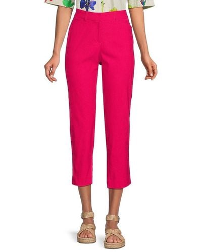 Nanette Lepore Ankle Pencil Trousers - Pink