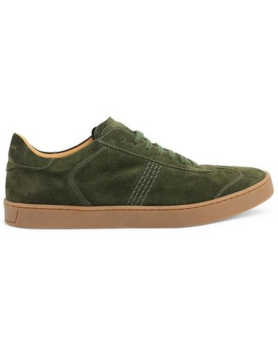 Bruno Magli Bono Suede Wingtip Sneakers - Green