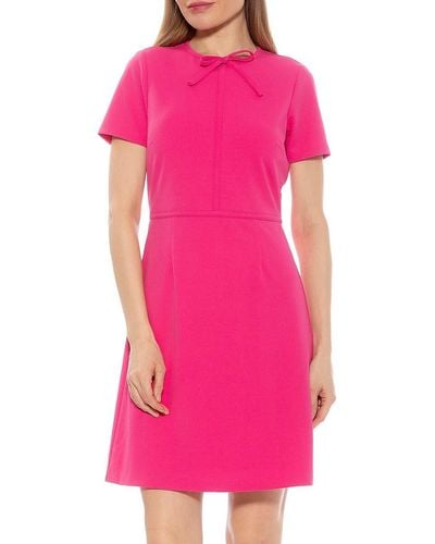 Alexia Admor Eira A-Line Mini Dress - Pink