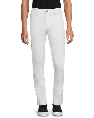 Karl Lagerfeld Solid Jeans - White