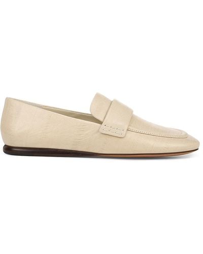 Vince Davis Leather Loafers - White