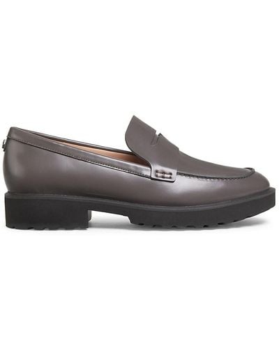 Cole Haan Geneva Leather Penny Loafers - Brown
