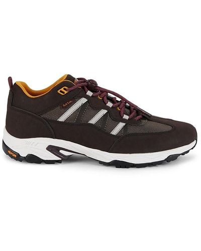 Paul Smith Mesh Trainers - Brown