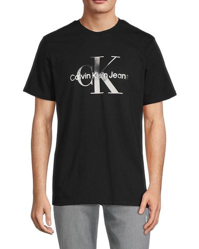 Calvin Klein Monogram Graphic T-shirt - Black