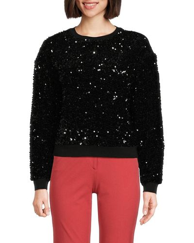 Calvin Klein Sequin Sweater - Black