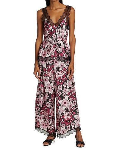 Floral Wide Leg Jumpsuits for Women - Up to 76% off | Lyst