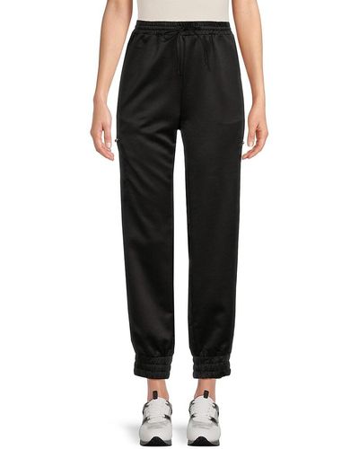 Rachel Parcell Solid Drawstring Sweatpants - Black