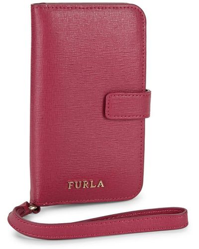 Furla Fold-over Leather Iphone Case - Multicolor