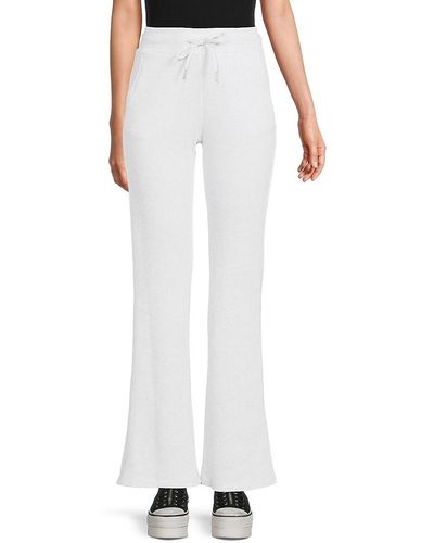 Calvin Klein High Rise Bootcut Pants - White