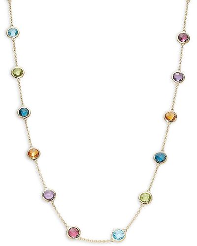 Effy 14k Yellow Gold & Multi-stone Necklace - Natural