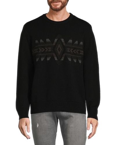 The Kooples Pattern Sweater - Black