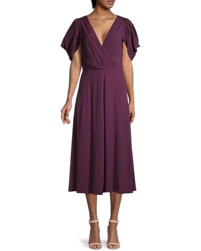 Ted Baker Tulipi Panelled Midi Dress - Purple