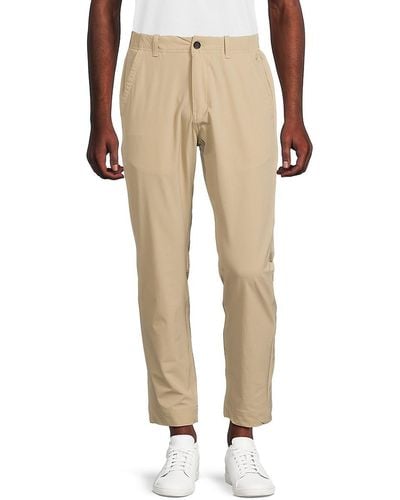 Brooks Brothers Flat Front Pants - Natural