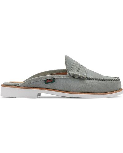 G.H. Bass & Co. G. H. Bass Larson Suede Penny Mules - White