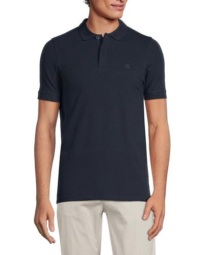 French Connection 'Danaforth Solid Polo - Blue