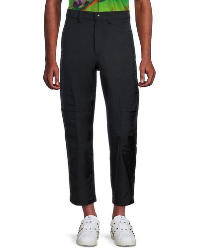 Valentino Cropped Trousers - Black