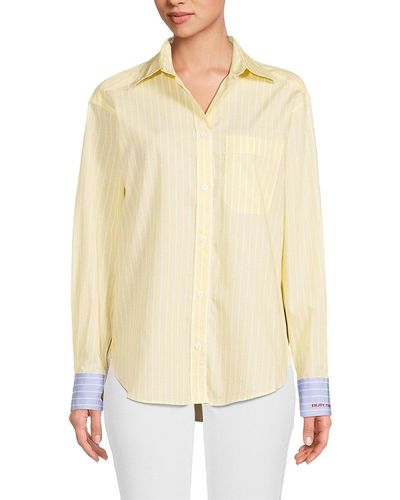 Zadig & Voltaire Striped Long Sleeve Shirt - White