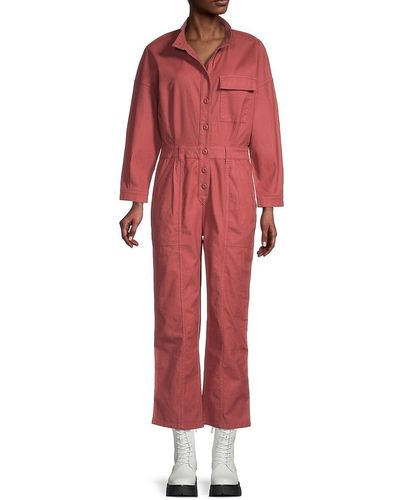 Current/Elliott The Meta Coverall - Red