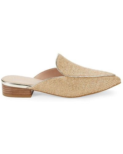 Cole Haan Piper Point Toe Stacked Mules - White