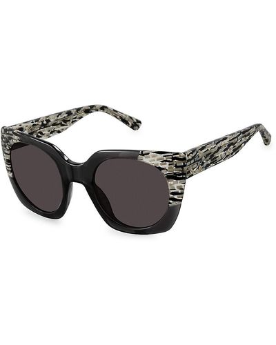 L.A.M.B. 50mm Square Cat Eye Sunglasses - Gray
