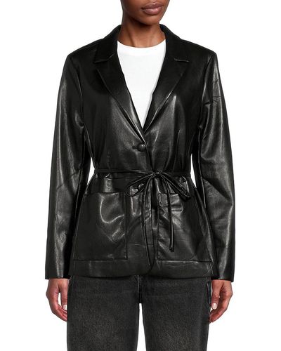 Seven for all hot sale mankind leather jacket