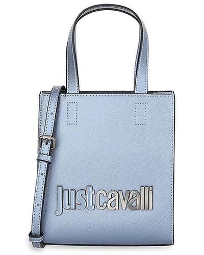 Just Cavalli Mini Logo Tote - Blue