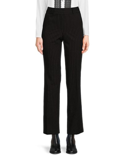 Tommy Hilfiger Striped Trousers - Black