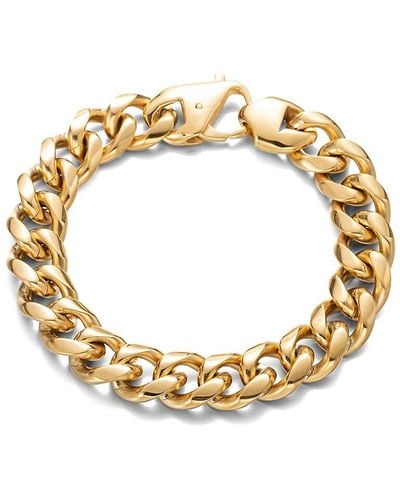 Eye Candy LA Luxe 18k Goldplated Link Bracelet - Metallic