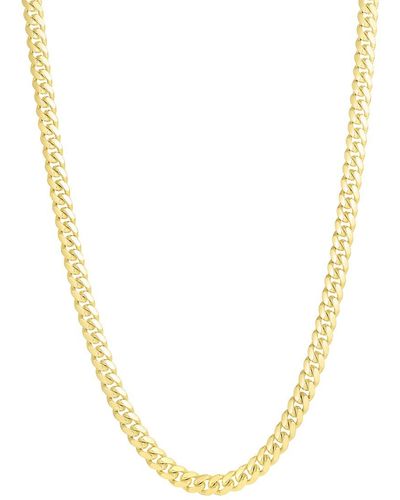 Saks Fifth Avenue Saks Fifth Avenue Build Your Own Collection 14k Yellow Gold Classic Miami Cuban Chain Necklace - Metallic