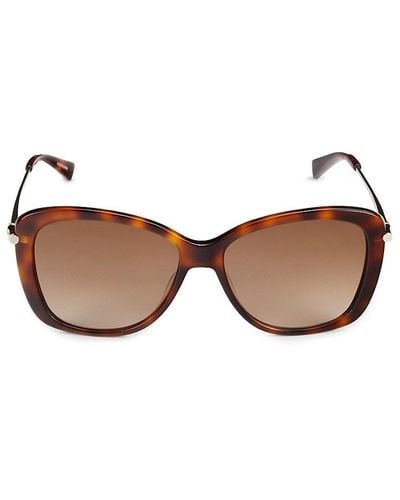 Longchamp 56Mm Butterfly Sunglasses - Brown