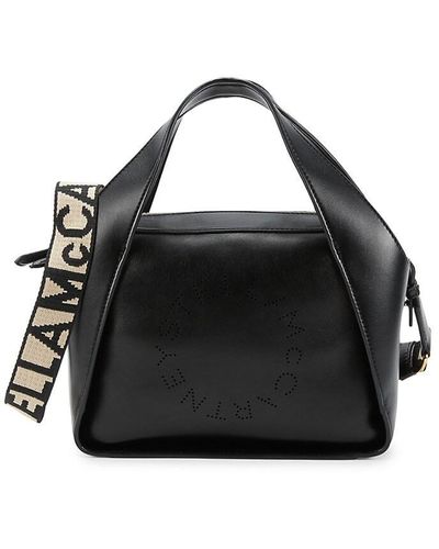 Stella McCartney Logo Medium Tote Bag - Black