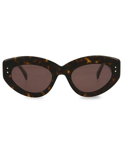 Alaïa 51Mm Reverse Cat Eye Sunglasses - Brown