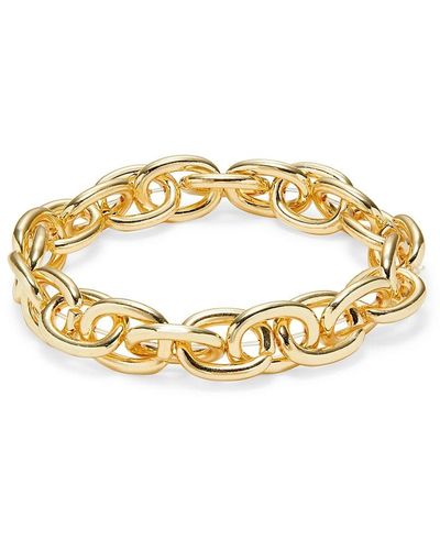 Shashi Patron 18K Goldplated Chain Bracelet - Metallic