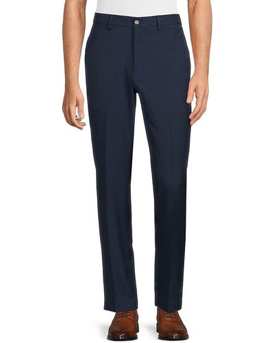 Tailorbyrd Solid Dress Pants - Blue