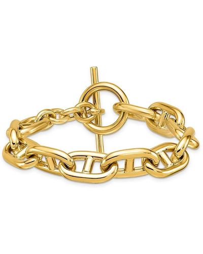 Saks Fifth Avenue 14k Yellow Gold Anchor Link Bracelet - Metallic