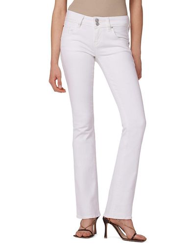 Hudson Jeans Beth High Rise Bootcut Jeans - White
