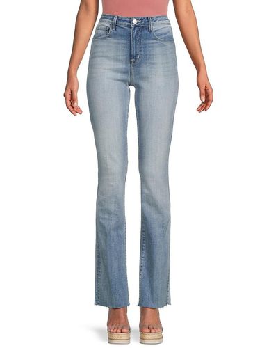 L'Agence Ruth High Rise Straight Fit Jeans - Blue