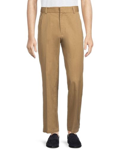 Vince Solid Chino Trousers - Natural