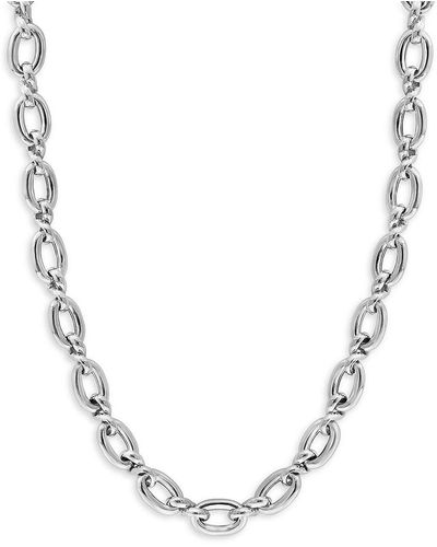 Effy ENY Sterling Silver Link Necklace - White