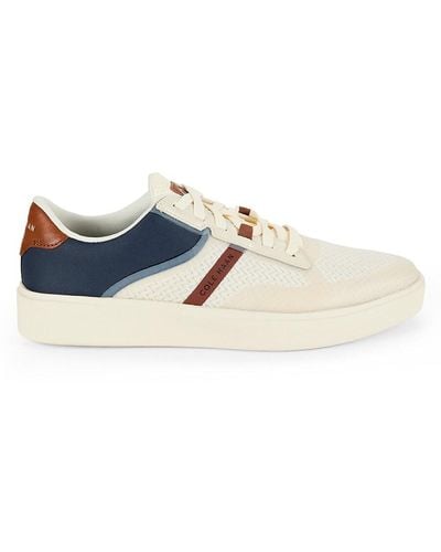 Cole Haan Grand Colorblock Low Top Trainers - Blue