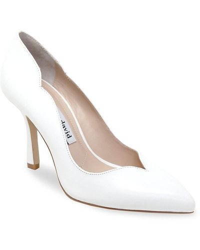 Charles David Interim Collection Innocent Leather Court Shoes - White