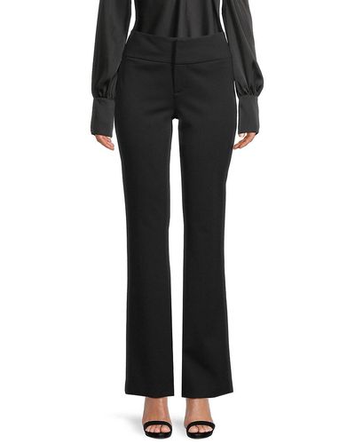 Donna Karan Vintage Glam Flared Trousers - Black